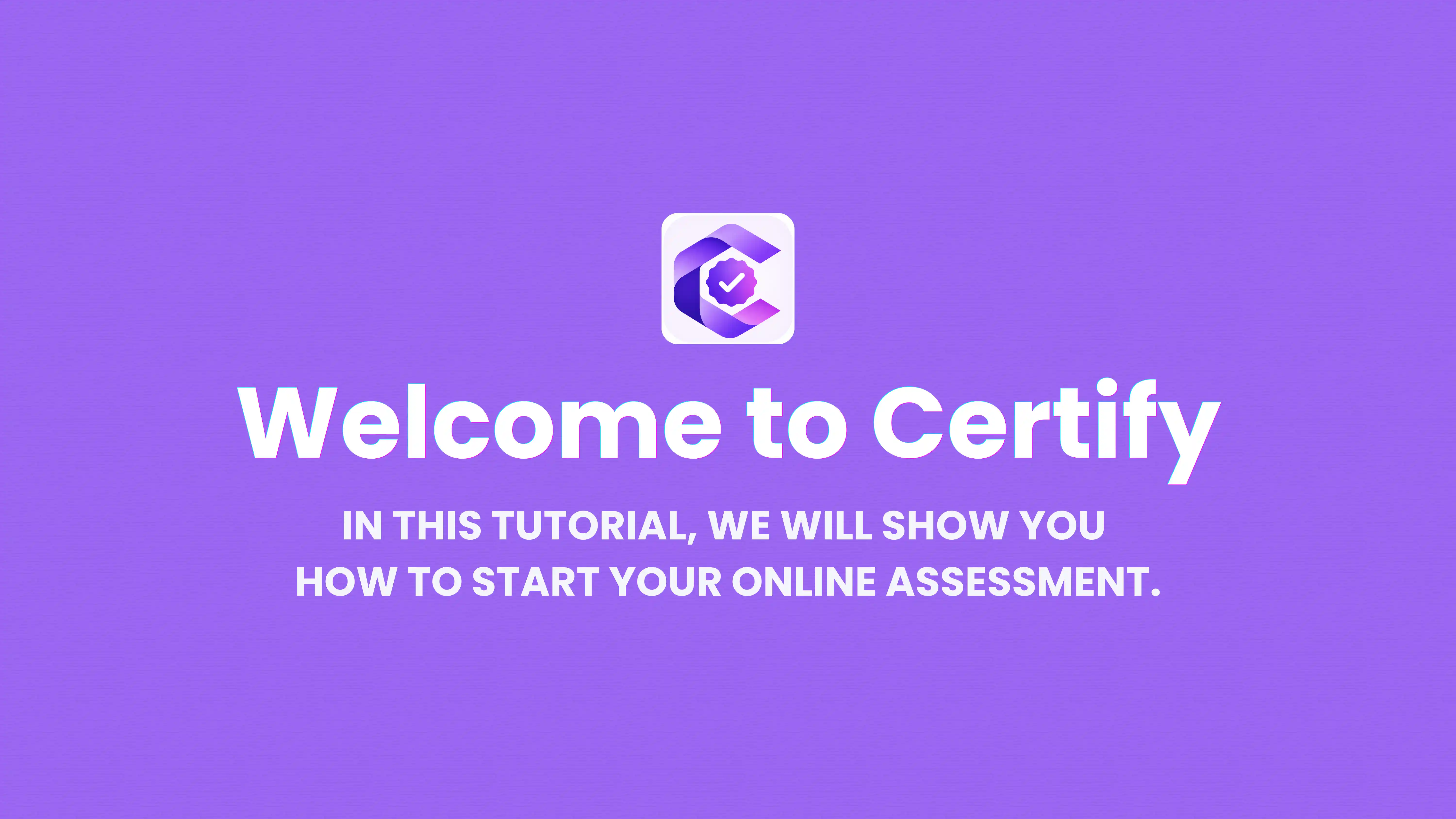 Welcome to Certify